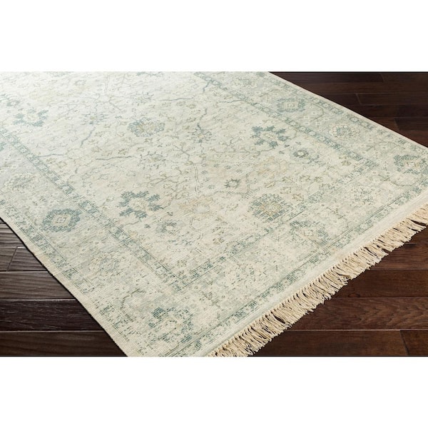 Caelen Sage Medallion 5 ft. x 8 ft. Indoor Area Rug