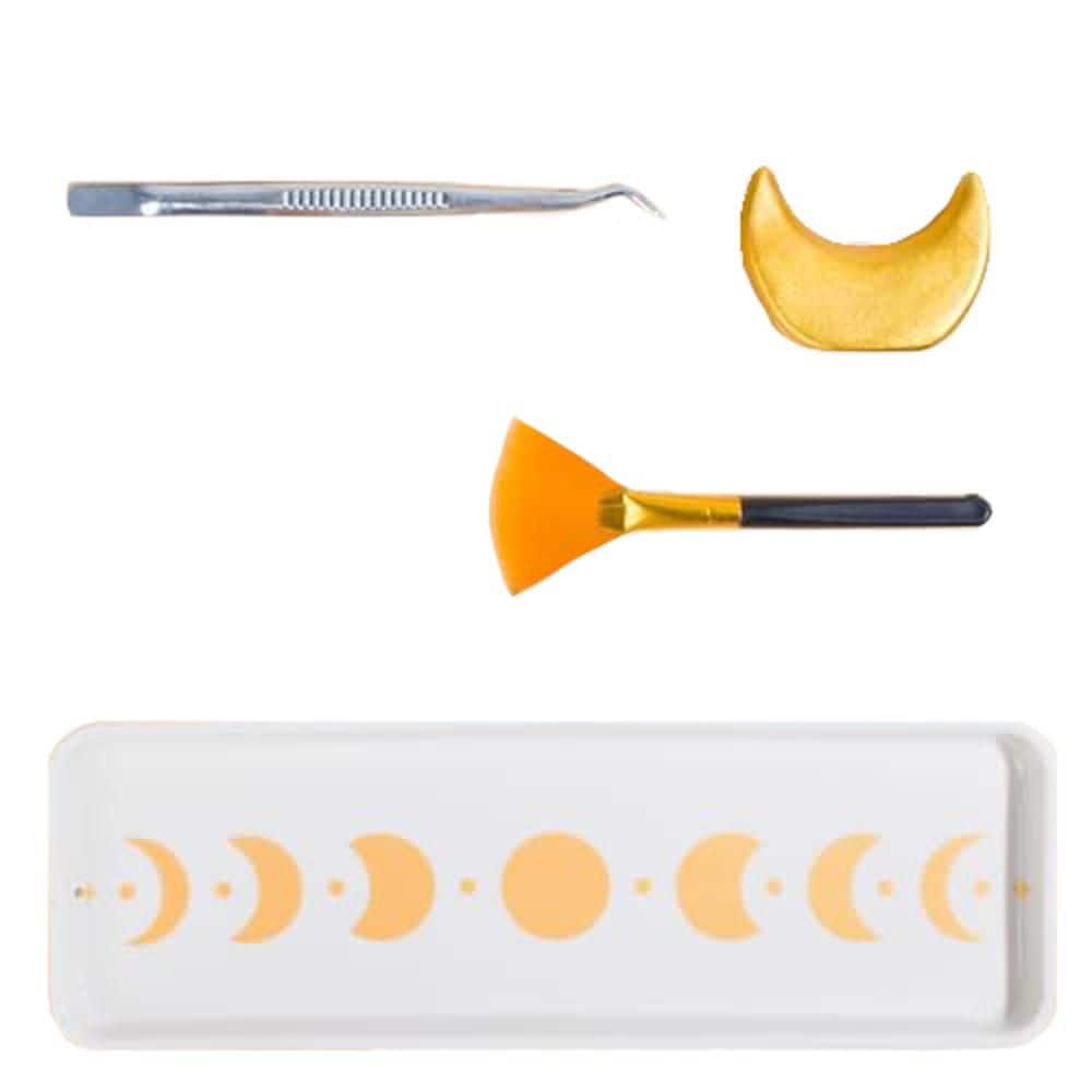 Ceramic Moon Phase Incense Burner for Sage, Palo Santo, and Incense Sticks