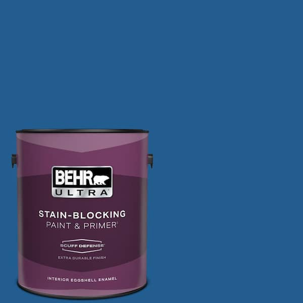 BEHR ULTRA 1 gal. #S-G-570 Sapphire Lace Extra Durable Eggshell Enamel Interior Paint & Primer