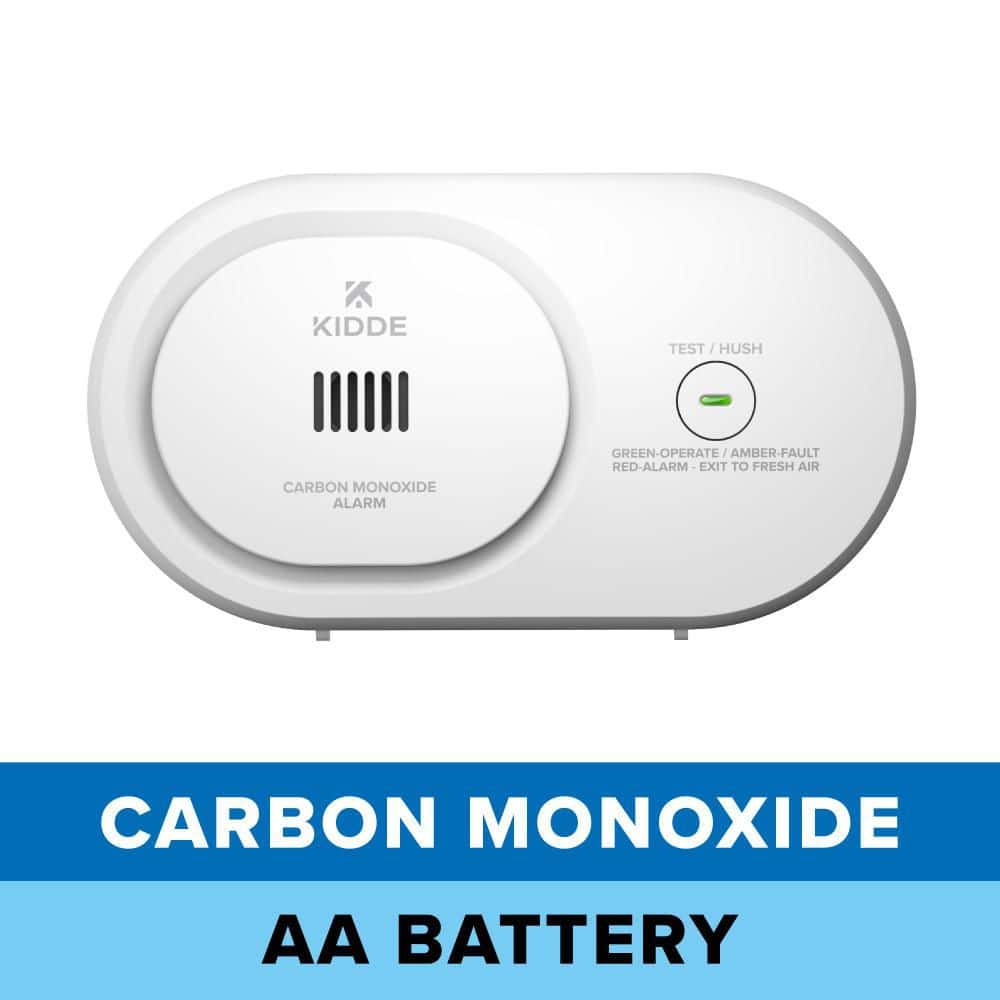 AA Battery-Powered Carbon Monoxide Detector, Portable for Travel or Home, LED Lights 21033768 price history on PriceWatchPro