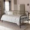 Baxton Studio Elsie Vintage Industrial Black Bronze Metal Daybed