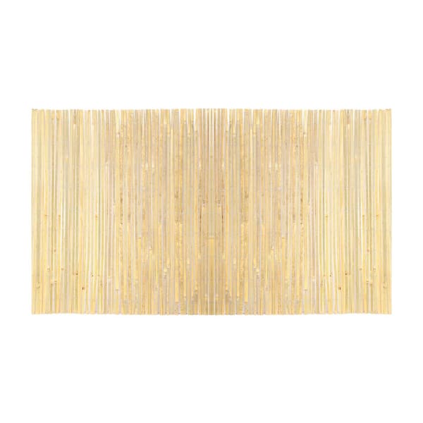 SVOPES Natural Bamboo Privacy Fence, 6 ft. H x 16 ft. L, Eco-Friendly Bamboo Slat Fence, Decorative Bamboo Screen Panel