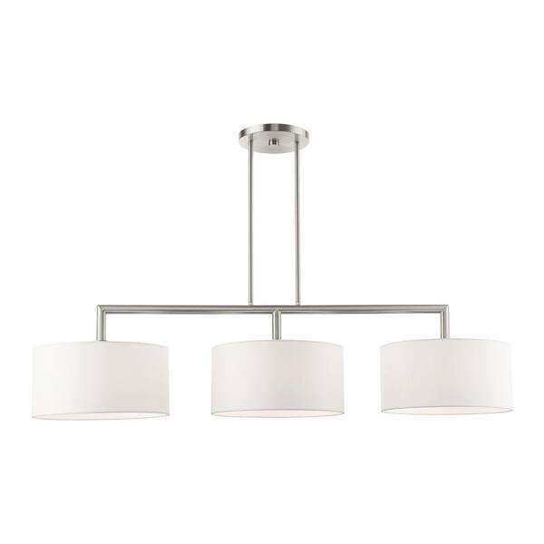 Reviews for Livex Lighting Meridian 3 Light Brushed Nickel Linear