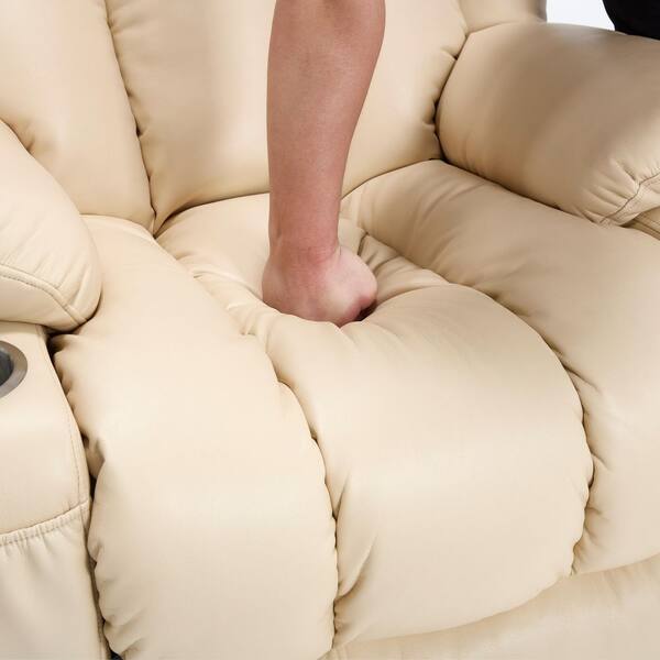 aisword Dual Motor Leatheraire Power Lift Recliner Chair with