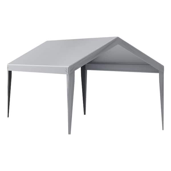 10 ft. x 20 ft. Carport Canopy Cover-Heavy-Duty Waterproof and UV-Resistant Replacement Top (Frame Not Included)