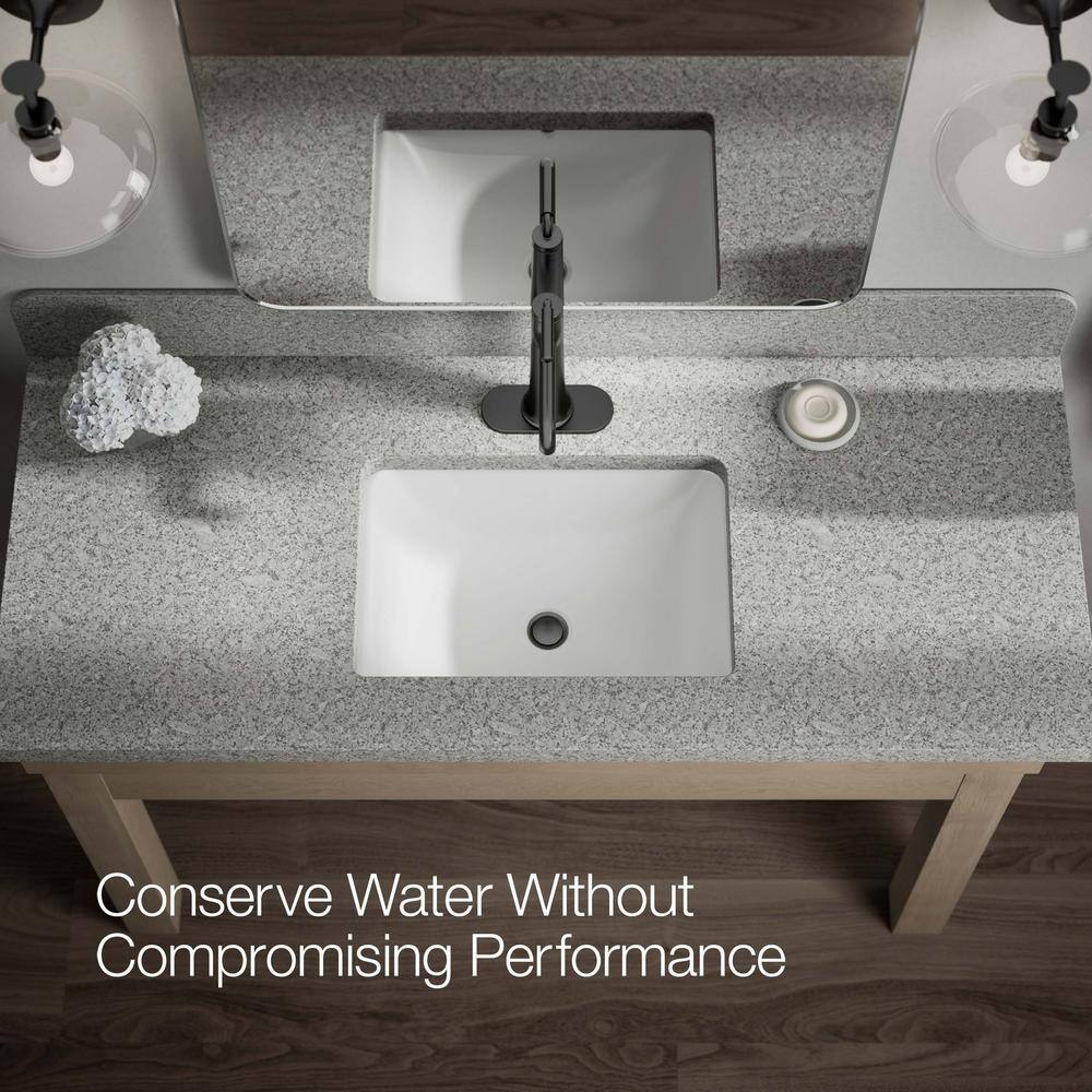 Matte Black Tall Single-Handle Bathroom Sink Faucet