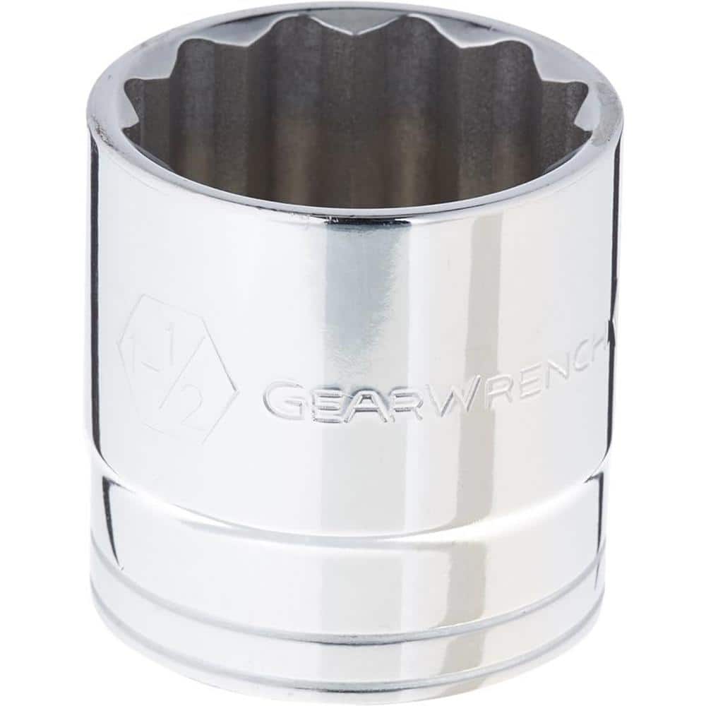 1/2 in. Drive SAE 1-1/2 in. 12-Point Standard Socket