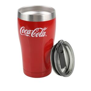 12 oz. Vacuum Insulated Red Stainless Steel Tumbler