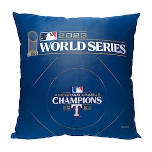 MLB 2023 WSP Manifest Rangers Printed Throw Pillow