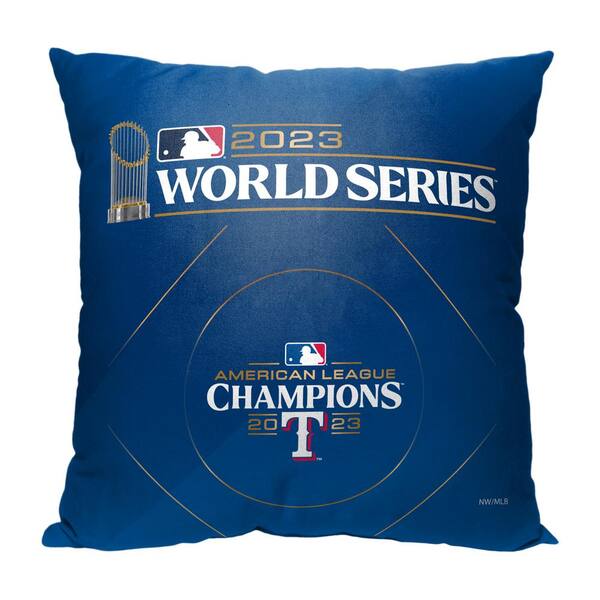 THE NORTHWEST GROUP MLB 2023 WSP Manifest Rangers Printed Throw Pillow