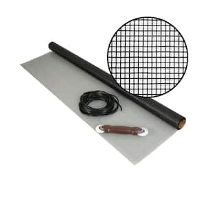 36 in. x 25 ft. Fiberglass Screen Kit with Spline and Roller