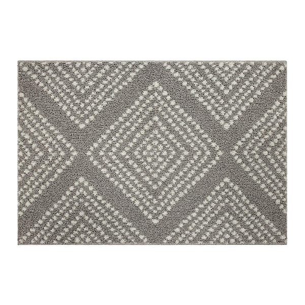 Mohawk Home Calais Fog/Vaporous Gray 2 ft. 6 in. x 3 ft. 9 in. Geometric Machine Washable Area Rug