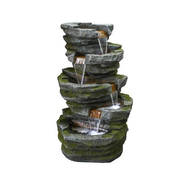 Bond Artesian Waterfall Fountain Y95867 The Home Depot