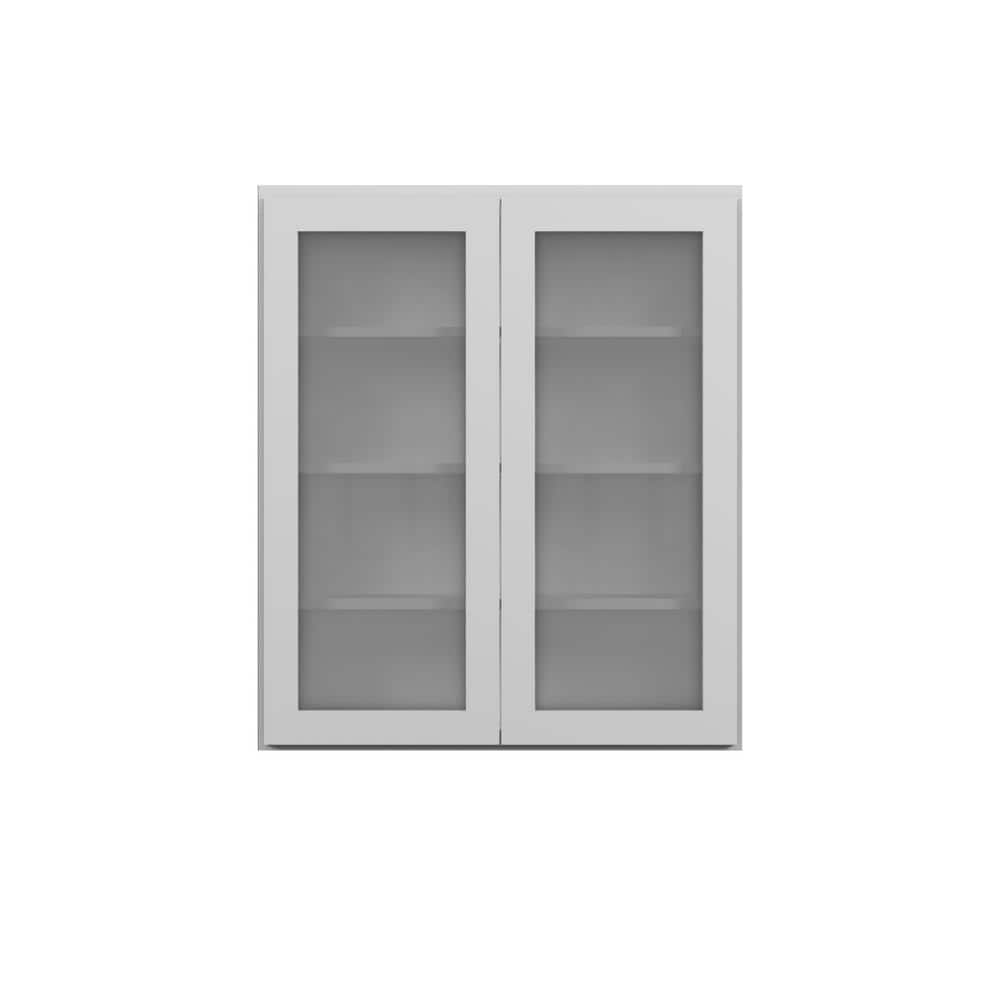 Norfolk Shaker 36 in. W x 42 in. H x 12 in. D in Painted White Plywood Asse