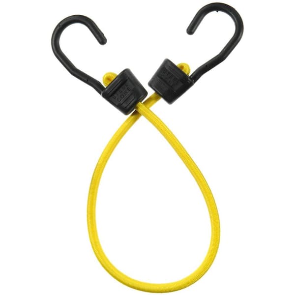 Keeper 24 in. Yellow Ultra Bunge Cord with Hooks