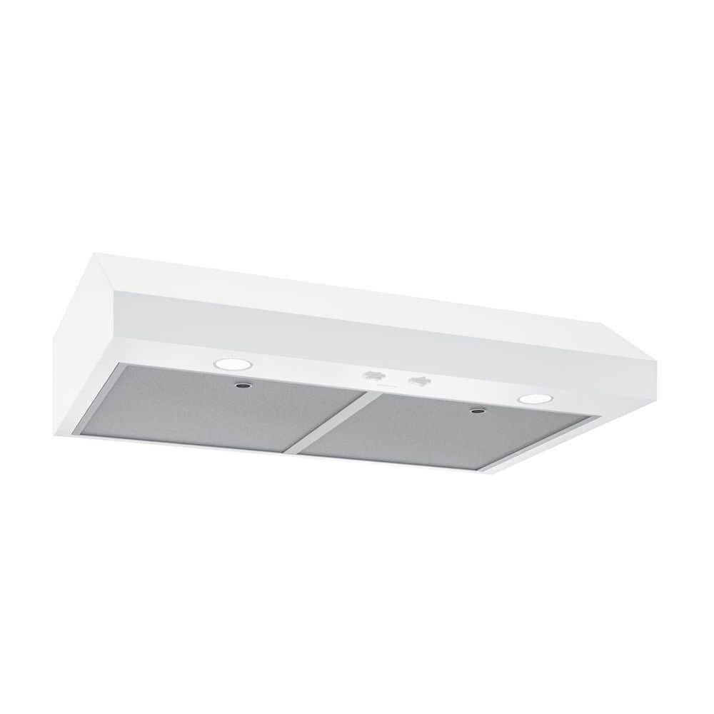 Glacier 24 Inch 350 Max Blower CFM 1.5 Sones Convertible Under Cabinet Range Hood White ENERGY STAR price history on PriceWatchPro