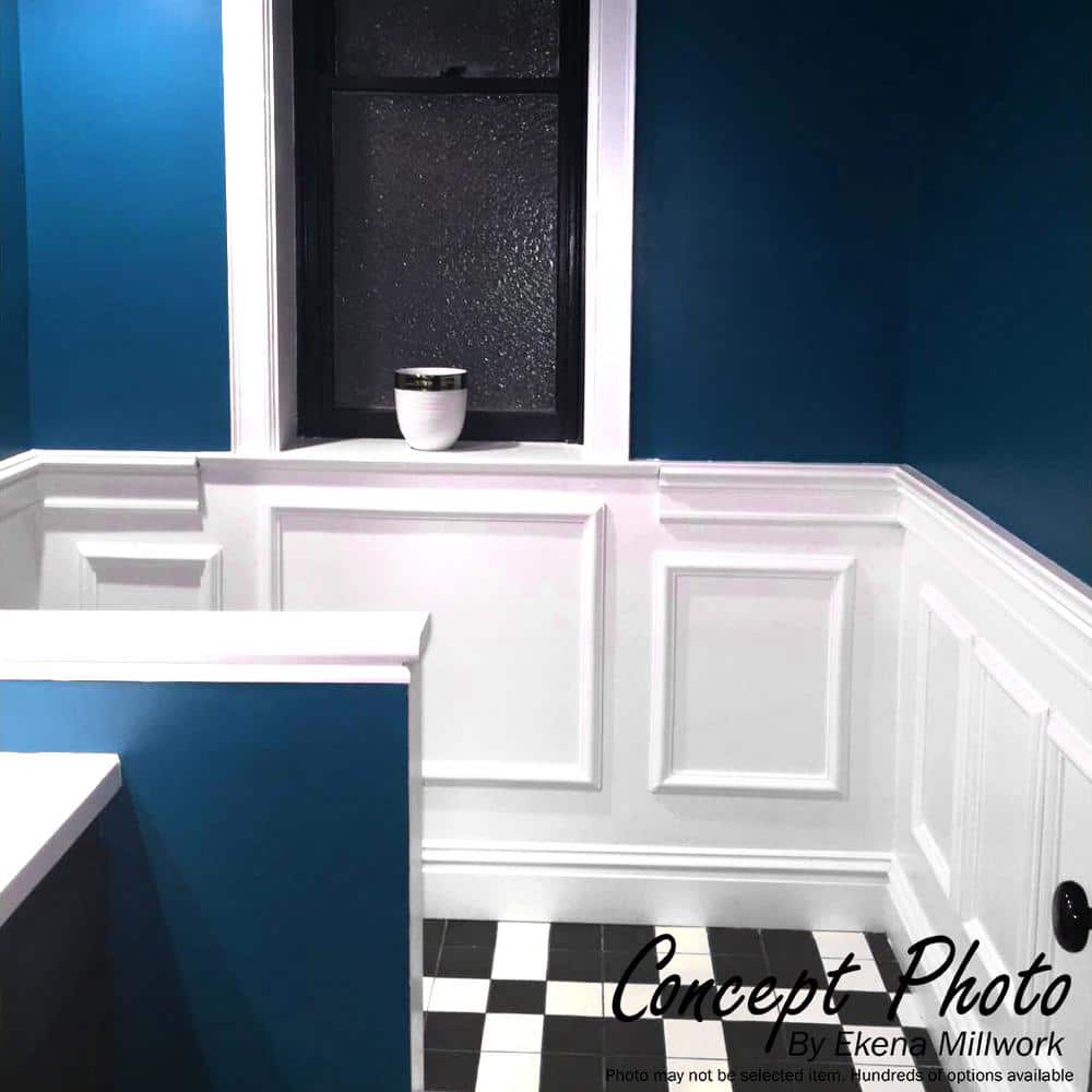 Ashford Classic White Polyurethane Wainscot Wall Panel 20" x 24"