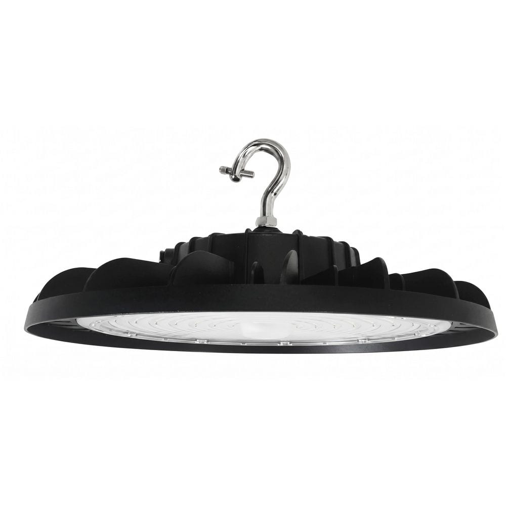 Commercial 150-Watt Equivalent Integrated LED Dimmable Black High Bay Light, 5000K price history on PriceWatchPro
