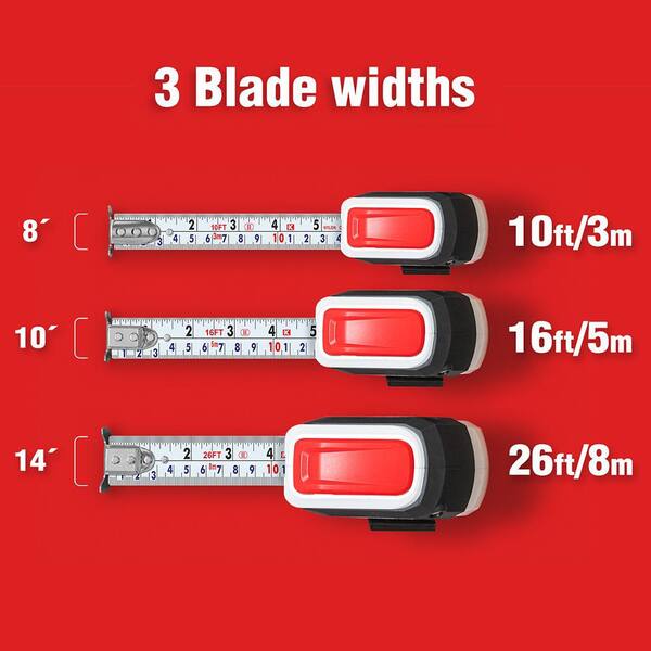 Metric Tape Measure 3M/5M/7.5M Retractable - Clear Easy to Read Measuring  Tape Self-locking Construction Tools Ruler Professional Measurement Tape