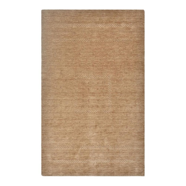 Solo Rugs Simi Bohemian Gabbeh Camel 8 ft. x 10 ft. Area Rug