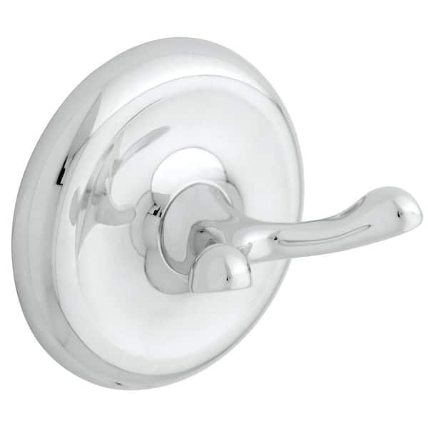 Best Value College Circle Double Towel Hook in Chrome