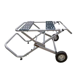 Foldable and Portable Table Saw Stand with Wheels, with 330Lbs Load Capacity, Compatible with Dewalt Table Saw