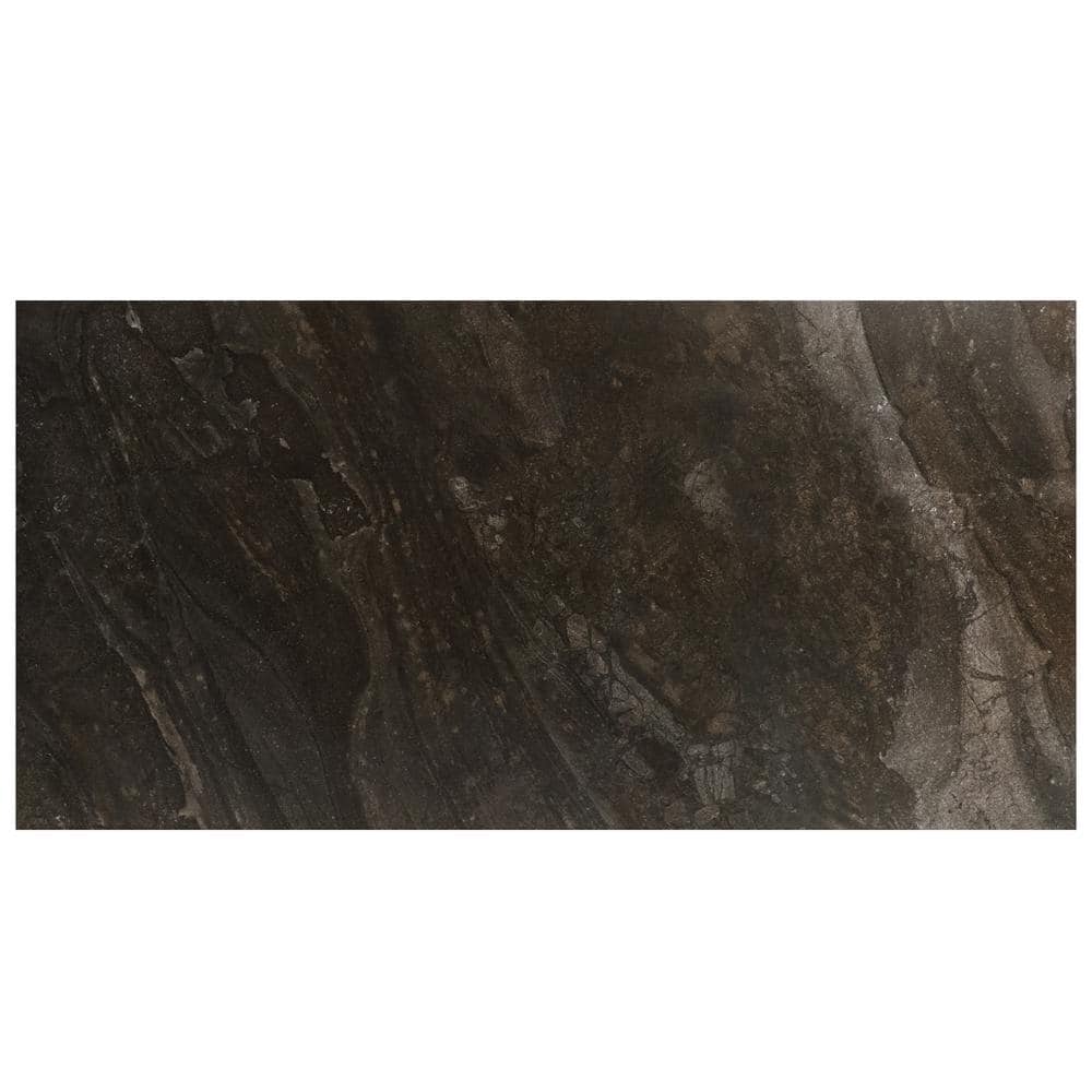 Esperanza Large Charcoal Black Matte Porcelain Tile