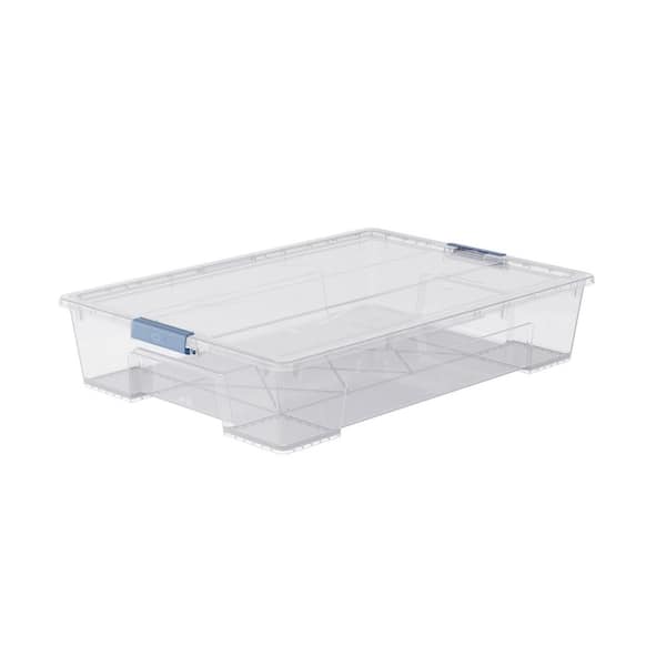60-Qt. Clear Latching Vista Stack Storage Tote