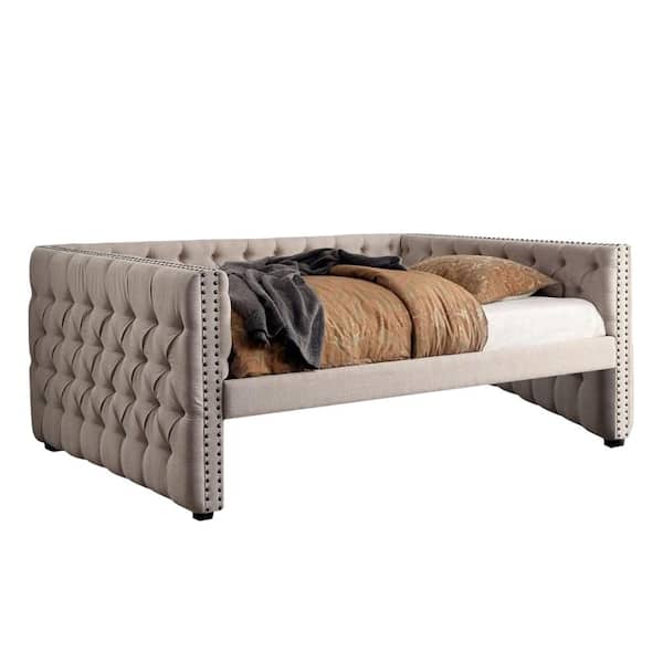 William's Home Furnishing Suzanne Twin Daybed in Ivory Finish