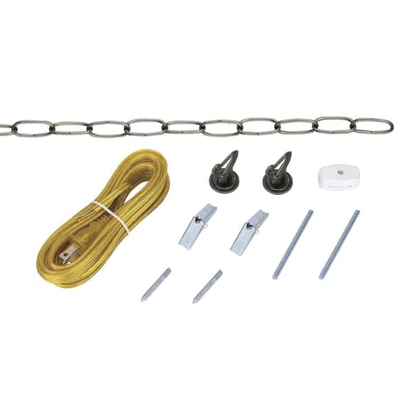 Antique Brass Swag Light Kit (1-Pack)