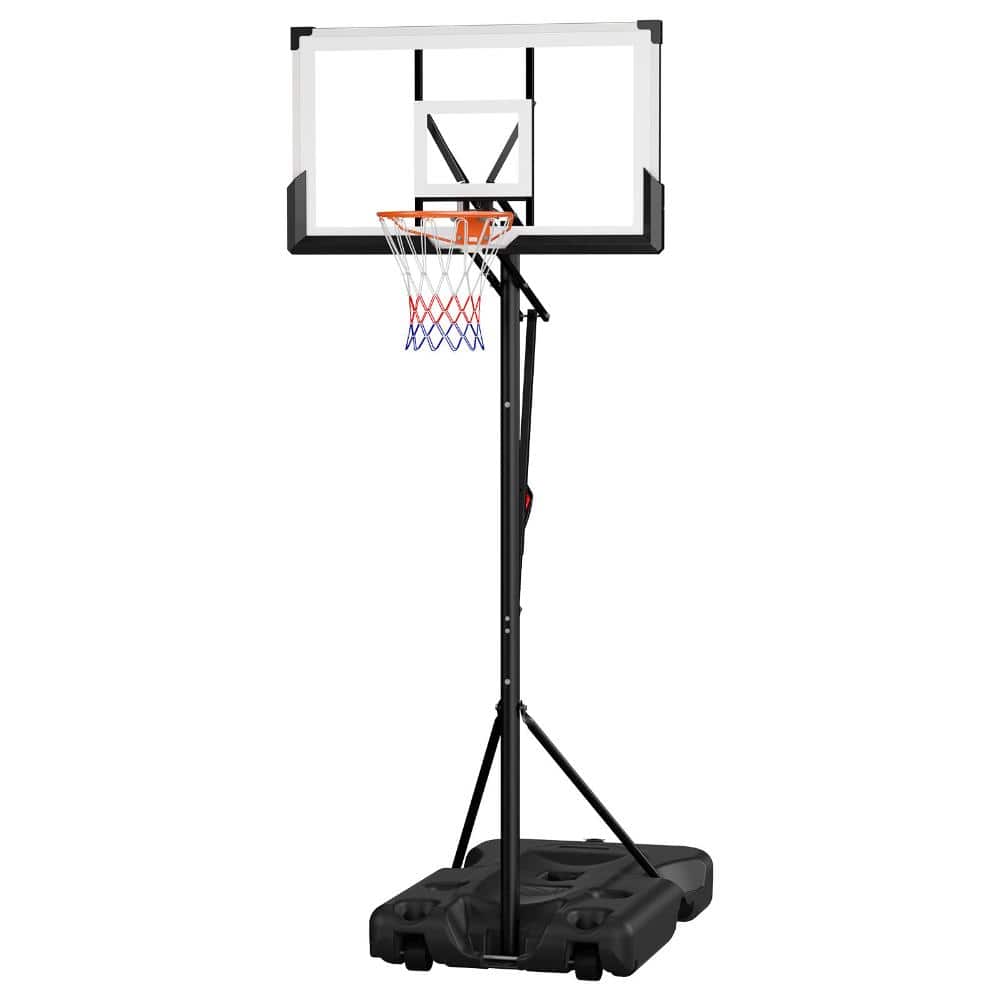 10 ft Adjustable Height Portable Basketball Hoop with 54 in. PC Backboard, Wheels price history on PriceWatchPro