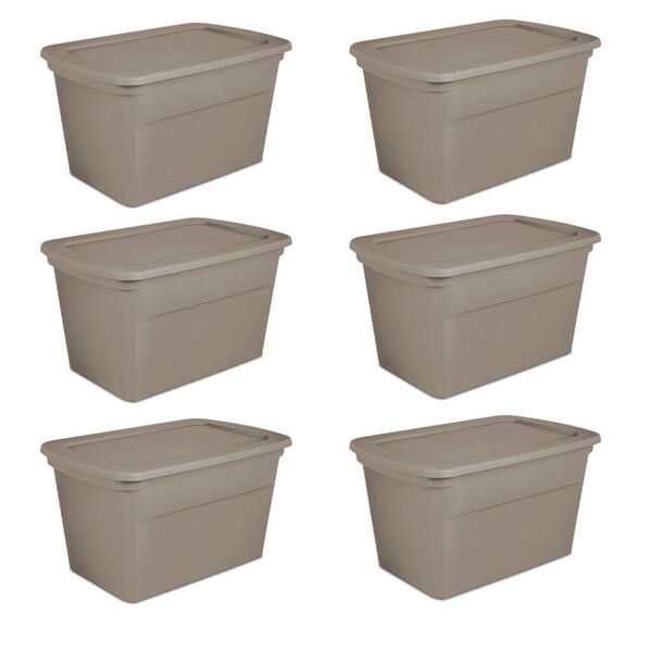 Sterilite Latching 30 Gal. Plastic Storage Bin Container and Lid (4-Pack) 4  x 15273V04 - The Home Depot