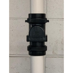 2 in. Sewage Check Valve with Compression Fittings