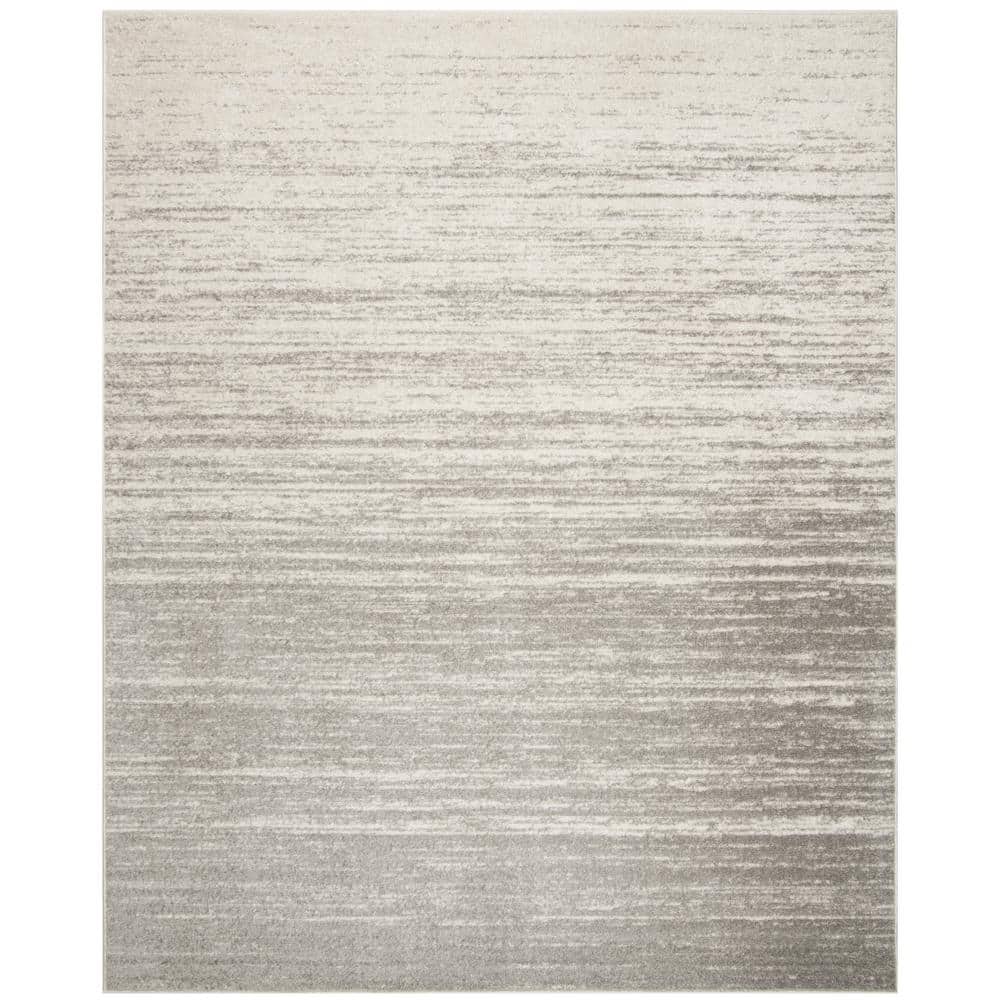 SAFAVIEH Adirondack Light Gray/Gray 9 ft. x 12 ft. Solid Area Rug ...