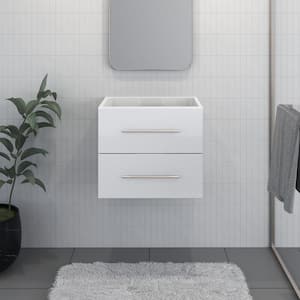 Napa 24 in. W x 18 in. D Bath Vanity Cabinet Only in Glossy White