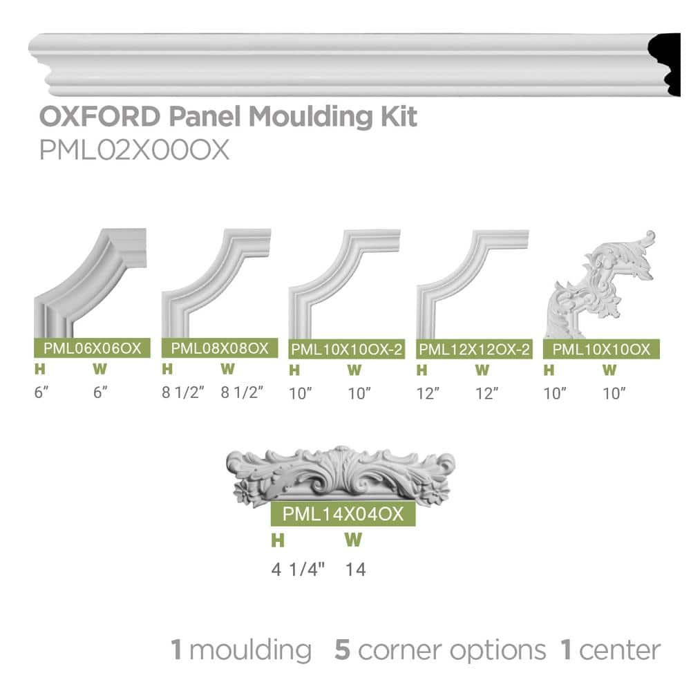 Primed Gray Polyurethane Oxford Crown Moulding 7' 10.5"