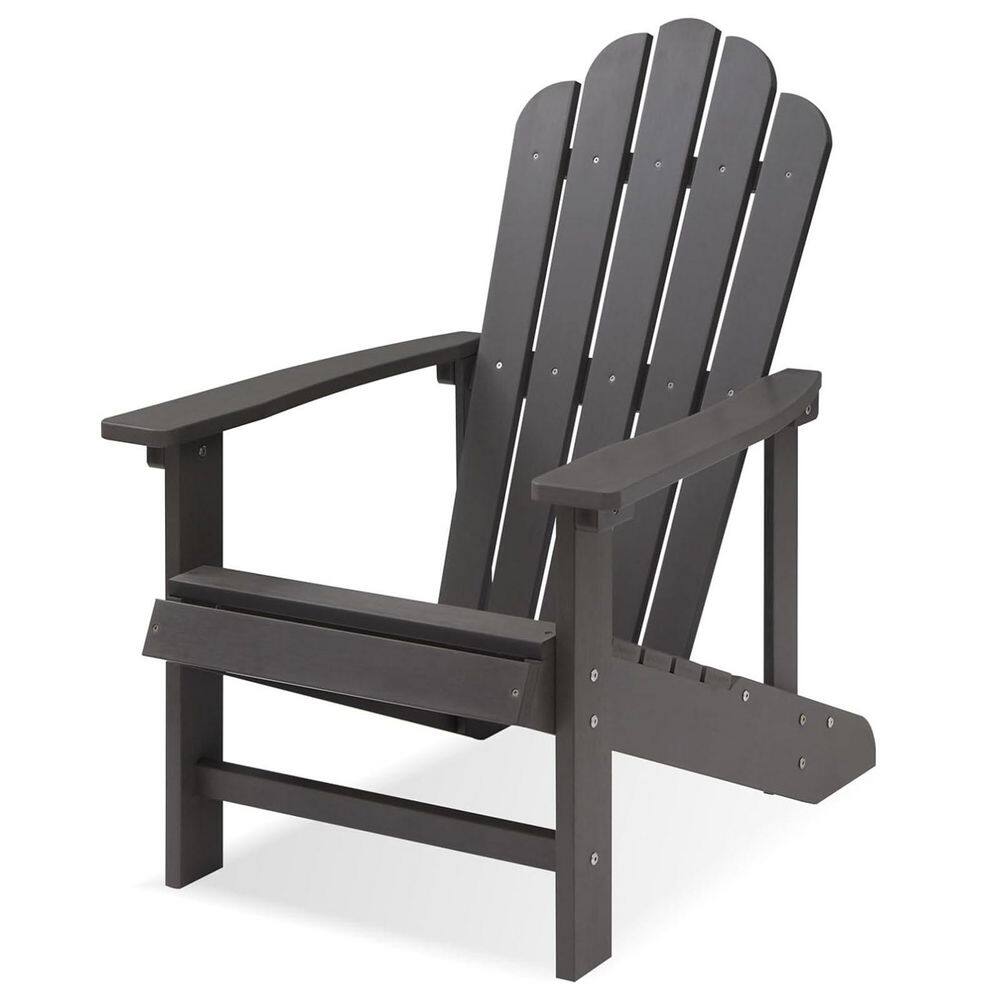 Outdoor Plastic Patio Adirondack Chairs in Gray (Set of 1) price history on PriceWatchPro