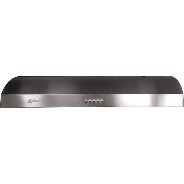 Cyclone Classic 30 in. 570 CFM Undermount Range Hood with LED Light in Stainless Steel