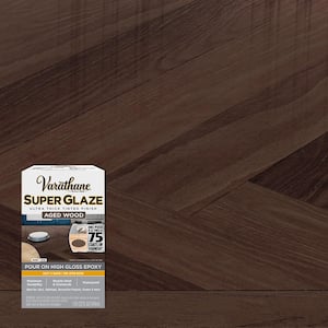 1 qt. Gloss Aged Brown Super Glaze Finish and Preservative