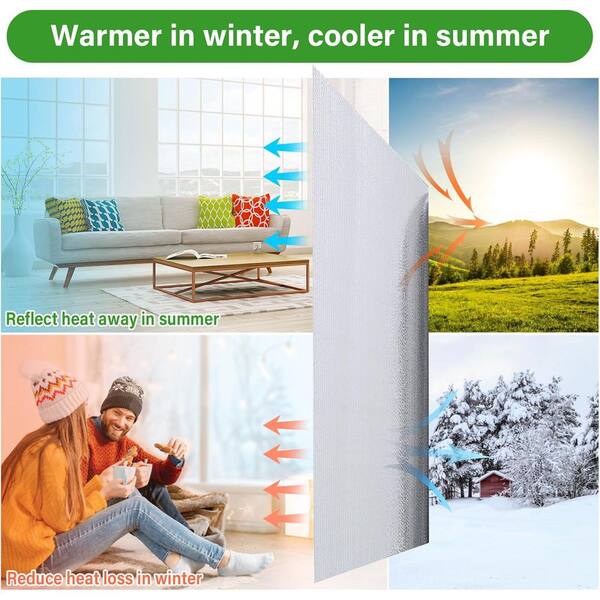 thumbnail image 2 of 200 Sq Ft NASATEK Foil/Foil Foam Core Reflective Insulation – 24" X 100 Ft Roll – IES 2 of 6