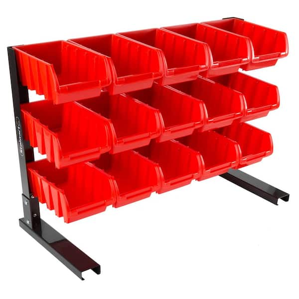 Stalwart 15-Compartment Small Parts Organizer Rack HW2200027 - The