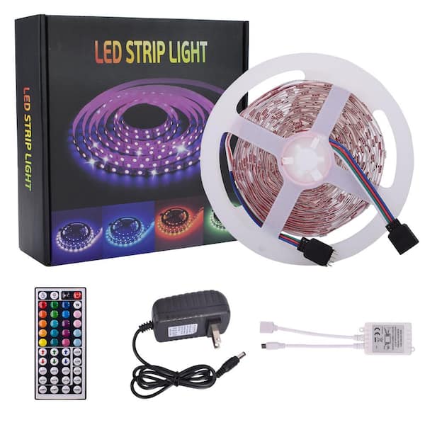 Karl home 16.4 ft. RGB 44 Keys Colorful 150-Lights LED String Light
