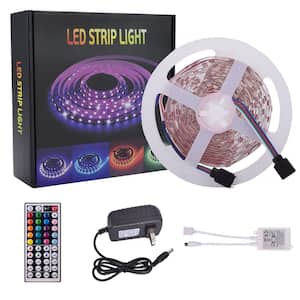 16.4 ft. RGB 44 Keys Colorful 150-Lights LED String Light