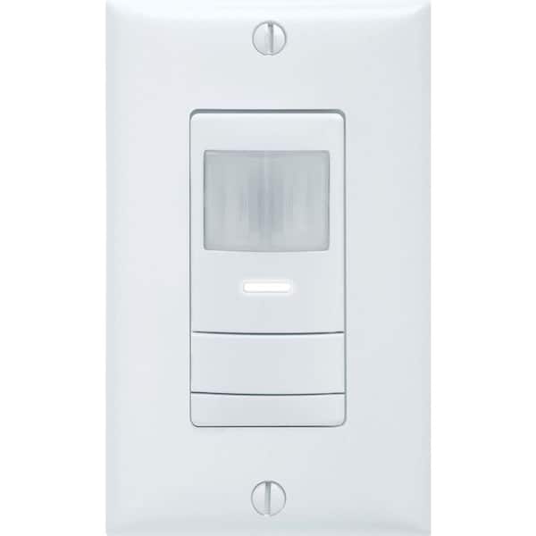 Lithonia Lighting Contractor Select WSX Series 120-277 Volt White Wall Switch Occupancy Sensor