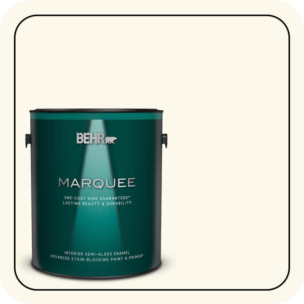 1 gal. #BXC-29 Stately White Semi-Gloss Enamel Interior Paint & Primer price history on PriceWatchPro