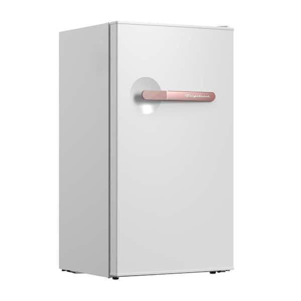 3.2 cu. ft. Retro Mini Refrigerator in White