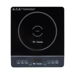 11.42 in. 1800-Watt Induction Cooktop with 1 element, 8 Power Settings, 8 Temp. Settings and Fry Function in Black