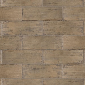 Retro Terra 8-1/4 in. x 23-1/2 in. Porcelain Floor and Wall Tile (11.12 sq. ft./Case)