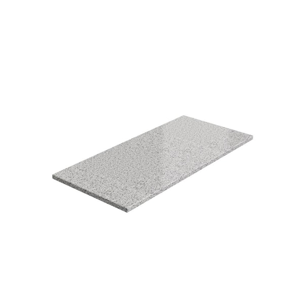 NewAge Products 5 ft. Solid Surface Countertop in White Pearl Granite