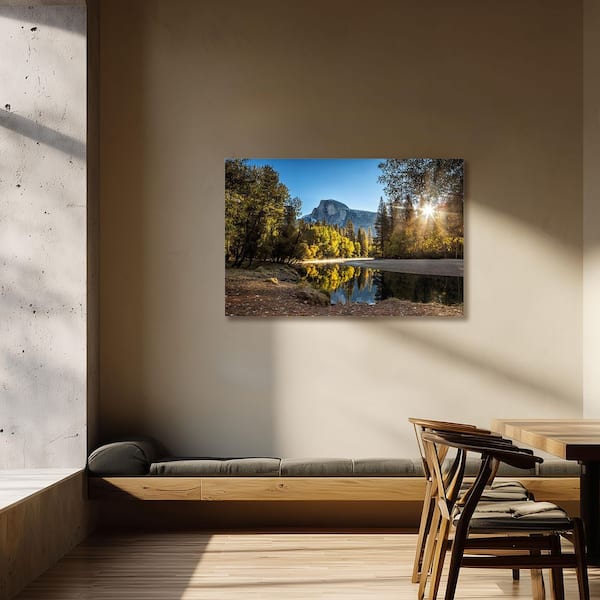 Tempered Glass Series "Morning in Paradise" Tempered Glass Wall Art